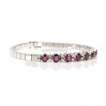 Ruby diamond bracelet