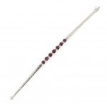 Ruby diamond bracelet