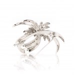Diamond brooch