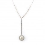 Gübelin Diamant-Collier mit Tahitiperle