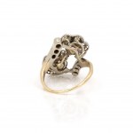 Flower diamond ring