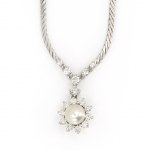 Diamant-Perlcollier