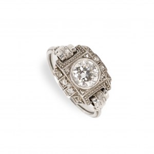 Art deco diamond ring