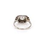 Art deco diamond ring