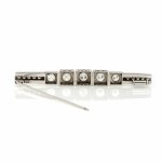 Art deco diamond brooch