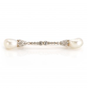 Diamant-Perlbrosche