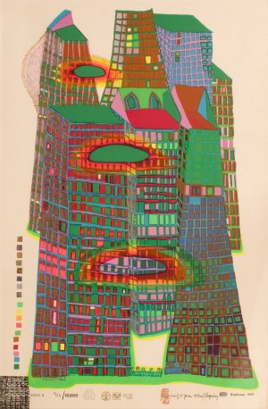 Friedensreich Hundertwasser (1928 Wien - 2000 Brisbane) (F)
