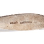 Karol Filip MALCZ (1798 - 1867), Komplet sześciu srebrnych dużych łyżek z monogramem, MALCZ - Warszawa