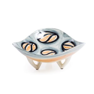designed by Jan SOWIŃSKI (1911 - 1990), fruit basket pattern no. 423, Zakłady Fajansu Włocławek