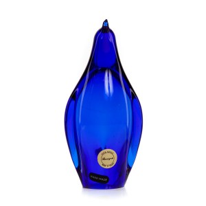 Glass penguin figurine, Lucyna Glassworks