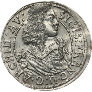 Austria, Zygmunt Franciszek 1663 - 1665, 3 krajcary 1663, Hall.