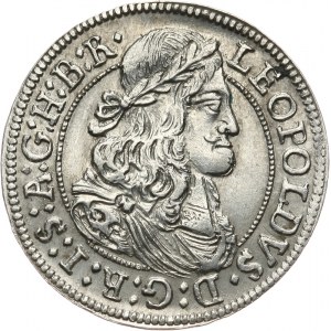 Austria, Leopold I 1657-1705, 3 krajcary 1669, Hall.