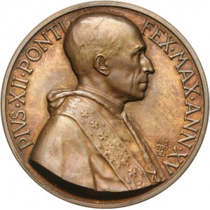 Watykan, Pius XII 1939-1958, medal z Piusem XII z 1953 roku