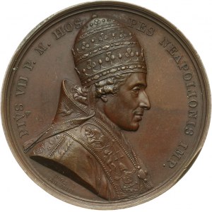 Francja, medal z okazji wizyty Papieża Piusa VII w Paryżu w 1804 roku