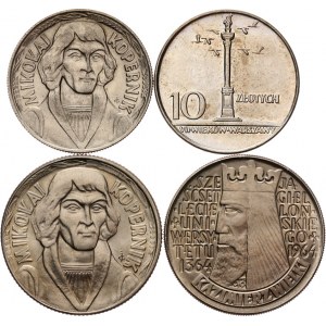 PRL 1944-1989, lot 4 monet w stanie menniczym