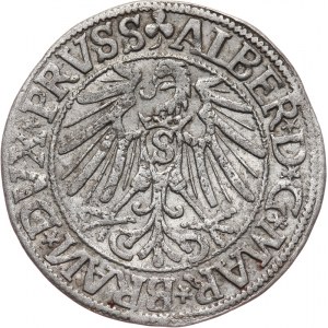 Prusy Książęce, Albert Hohenzollern 1525-1568, grosz 1544, Królewiec