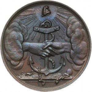 Polska, medal wybity przez Belgów w trzecią rocznicę wybuchu Powstania Listopadowego, 1833.