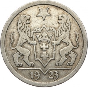 Wolne Miasto Gdańsk 1920-1939, 2 guldeny 1923, Utrecht