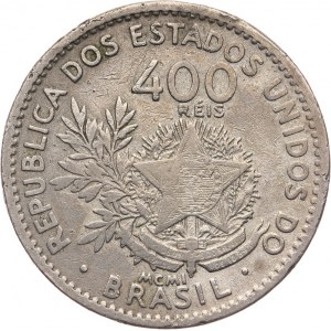 Brazylia, 400 reis 1901 