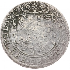 Jan II Kazimierz Waza 1649-1668, ort 1668, Bydgoszcz