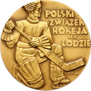 Polska, II Rzeczpospolita, medal z okazji Mistrzostw Świata w Hokeju na Lodzie w Krynicy w 1931 roku.