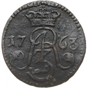 August III Sas 1733-1763, szeląg 1763, Toruń