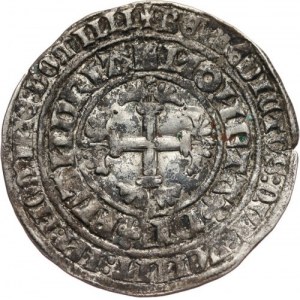 Niderlandy, Hrabstwo Flandrii, Ludwik de Male (1346-1384), podwójny grosz, b.d.