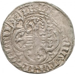 Niemcy, Saksonia - książę Fryderyk II elektor saski 1428-1464, grosz miśnieński 1456-1464