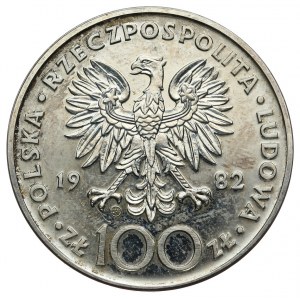 PRL 1944-1989, 100 złotych 1982 Jan Paweł II, st. zwykły