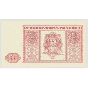 Polska, PRL 1944 - 1989, 1 ZŁOTY 15.05.1946, Warszawa.