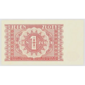 Polska, PRL 1944 - 1989, 1 ZŁOTY 15.05.1946, Warszawa.