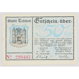 Cieszyn, 50 halerzy, 1.06.1919 r.