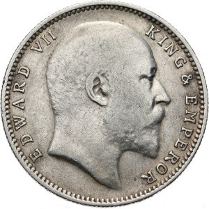 Indie, Indie Brytyjskie - Edward VII 1901-1910, rupia 1907