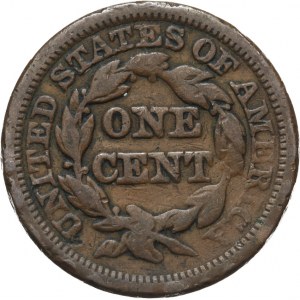 Stany Zjednoczone Ameryki (USA), 1 cent 1844, Filadelfia