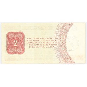 PRL 1944 - 1989, Bon Pekao, 2 dolary, 1.10.1979, seria HM, Warszawa.