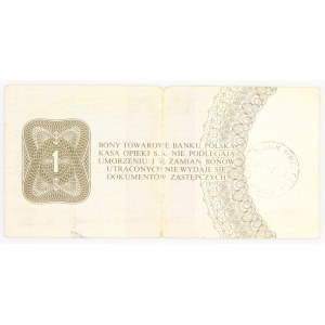 PRL 1944 - 1989, Bon Pekao, 1 dolar, 1.10.1979, seria HD, Warszawa.
