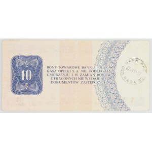 PRL 1944 - 1989, Bon Pekao, 10 dolarów, 1.10.1979, seria HF, Warszawa.