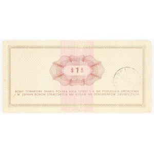 PRL 1944 - 1989, Bon Pekao, 1 dolar, 1.10.1969, seria FD, Warszawa.