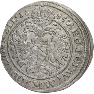 Śląsk pod panowaniem habsburskim, Leopold I 1658-1705, 3 krajcary 1695 MMW, Wrocław