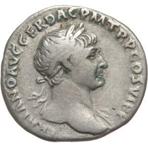 Cesarstwo Rzymskie, Trajan 98-117, denar 112-114, Rzym