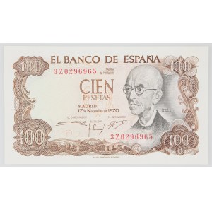 Hiszpania, Banco de España, 100 peset 17.11.1970, Madryt.