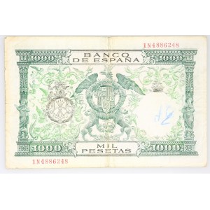 Hiszpania, Banco de España, 1000 peset 29.11.1957, Madryt.