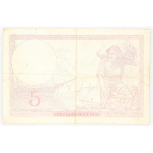 Francja, Banque de France, 5 franków 26.10.1939.