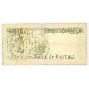 Portugalia, Banco de Portugal, 20 escudos 26.05.1964, Lizbona.