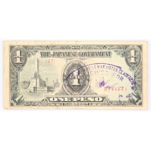 Filipiny, The Japanese Government, 1 peso, bez daty (1943).