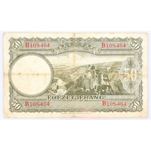 Luksemburg, 50 franków, bez daty (1944).