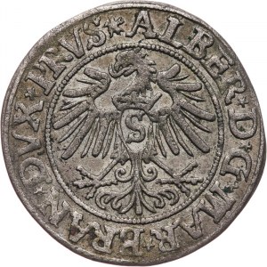 Prusy Książęce, Albert Hohenzollern 1525-1568, grosz 1535, Królewiec