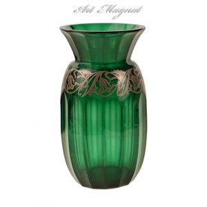 Vase by Siegfried Heartel, Huta Józefina, Poland l. 1930s. (306)