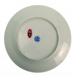 Plate with monogram of Ludwig II of Bavaria, porcelain, second half of 19th century (1).