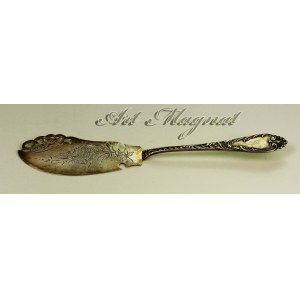 Fish knife with swallow, France, silver E.Molle (7)